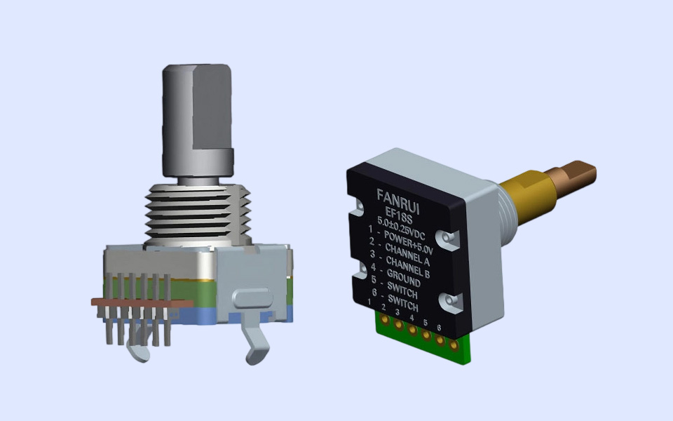 How to wire and use the encoder with switch